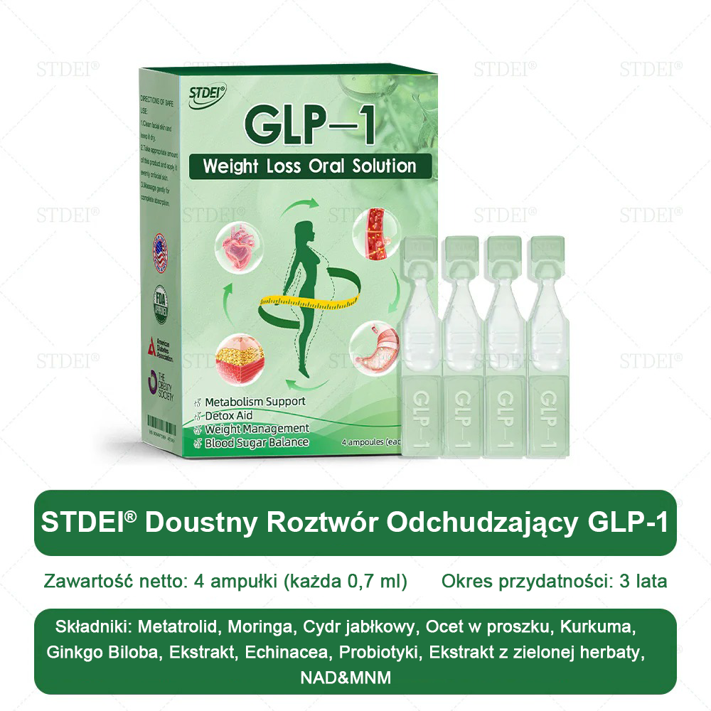 Polecane przez Mayo Clinic | Oficjalny sklep 👨⚕️𝑆𝑇𝐷𝐸𝐼® GLP-1 doustny roztwór na odchudzanie 💥 Otyłość, choroby układu krążenia, cukrzyca, bezdech senny, problemy ze stawami i inne