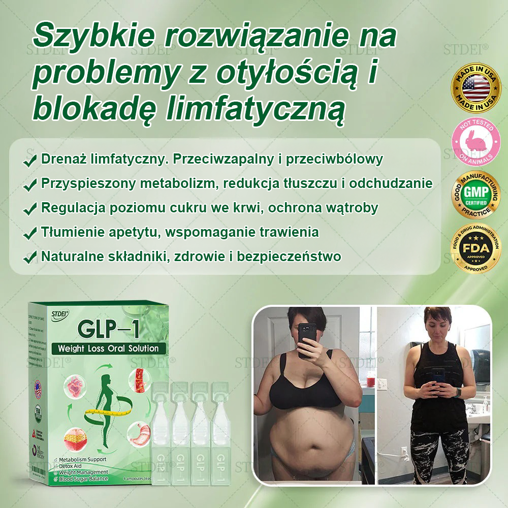 Polecane przez Mayo Clinic | Oficjalny sklep 👨⚕️𝑆𝑇𝐷𝐸𝐼® GLP-1 doustny roztwór na odchudzanie 💥 Otyłość, choroby układu krążenia, cukrzyca, bezdech senny, problemy ze stawami i inne