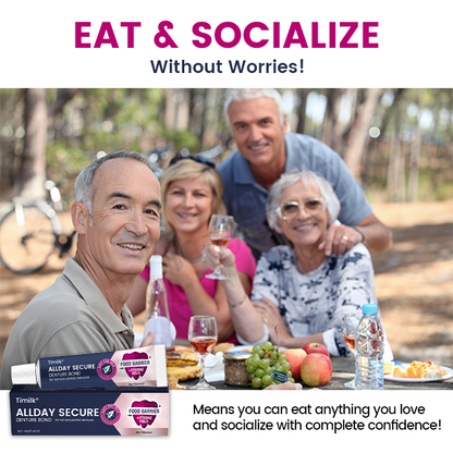 ✅ Timilk® Celodnevno Varno Lepilo za Zobne Proteze