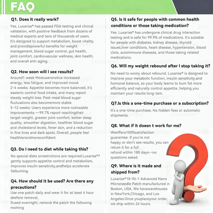 Uradna trgovina | 👩‍⚕️Luxarise® Moringa & Berberine 10-v-1 napredni nano mikroiglični obliž (enkrat dnevno, vidne spremembe v 7 dneh) ✅Debelost, sladkorna bolezen, apneja v spanju in težave s sklepi🥦